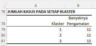 Summary of Observations