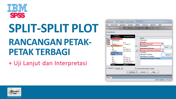 Tutorial SPSS: Split Split Plot